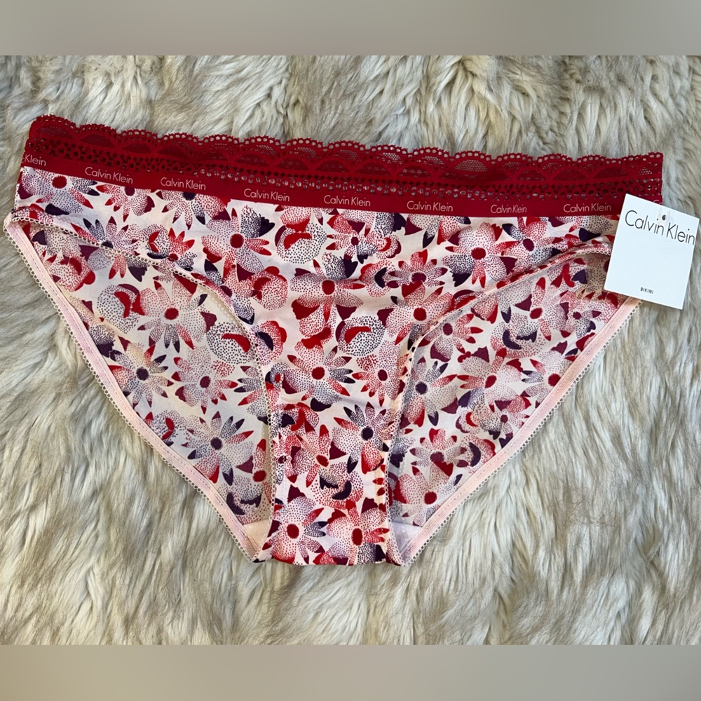 Calvin Klein Red Flower Bikini